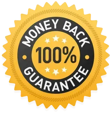 180-Day Money Back Guarantee Seal