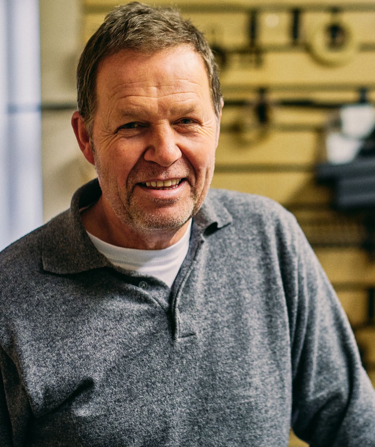Wesley Mason, founder of Sunbelt Pest Solutions, smiling in the shop
